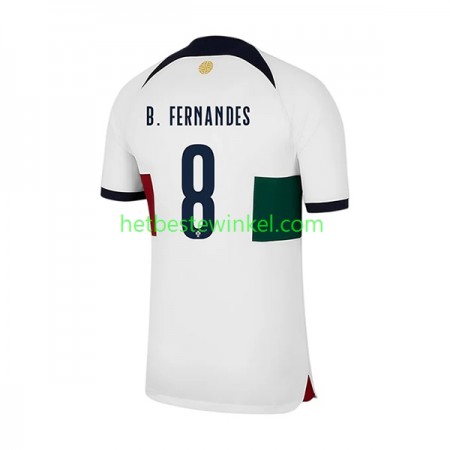 Portugal B.Fernandes 8 Voetbalshirts Uit WK 2022